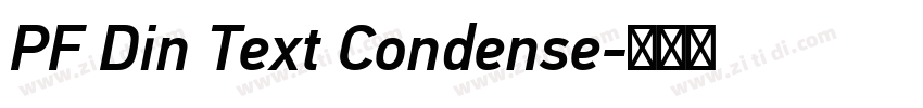 PF Din Text Condense字体转换